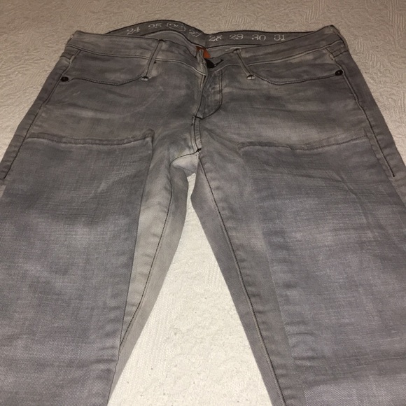 Stradivarius - Jean skinny à taille très haute - Bleu moyen délavé
